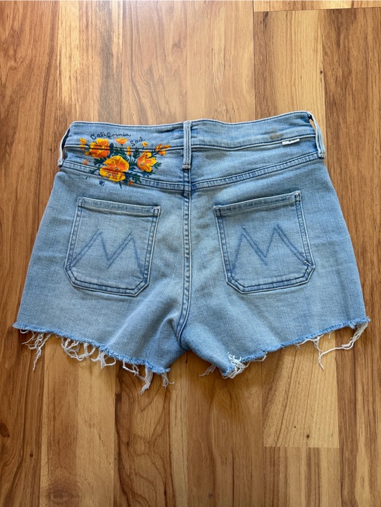 MOTHER Pants - MOTHER Patchie Denim Cutoff Shorts 🧡 California Soul
